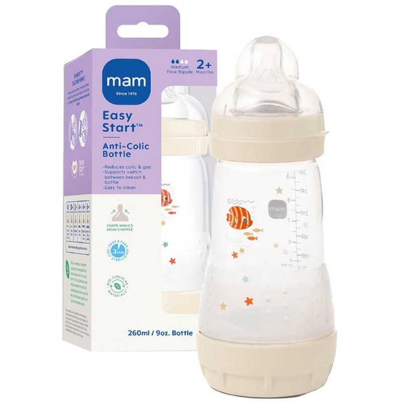 MAM Easy Start Anti-Colic baby bottle, 9 oz