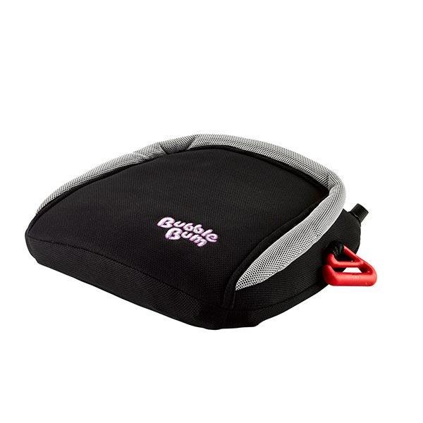 BubbleBum inflatable booster seat in black, inflated