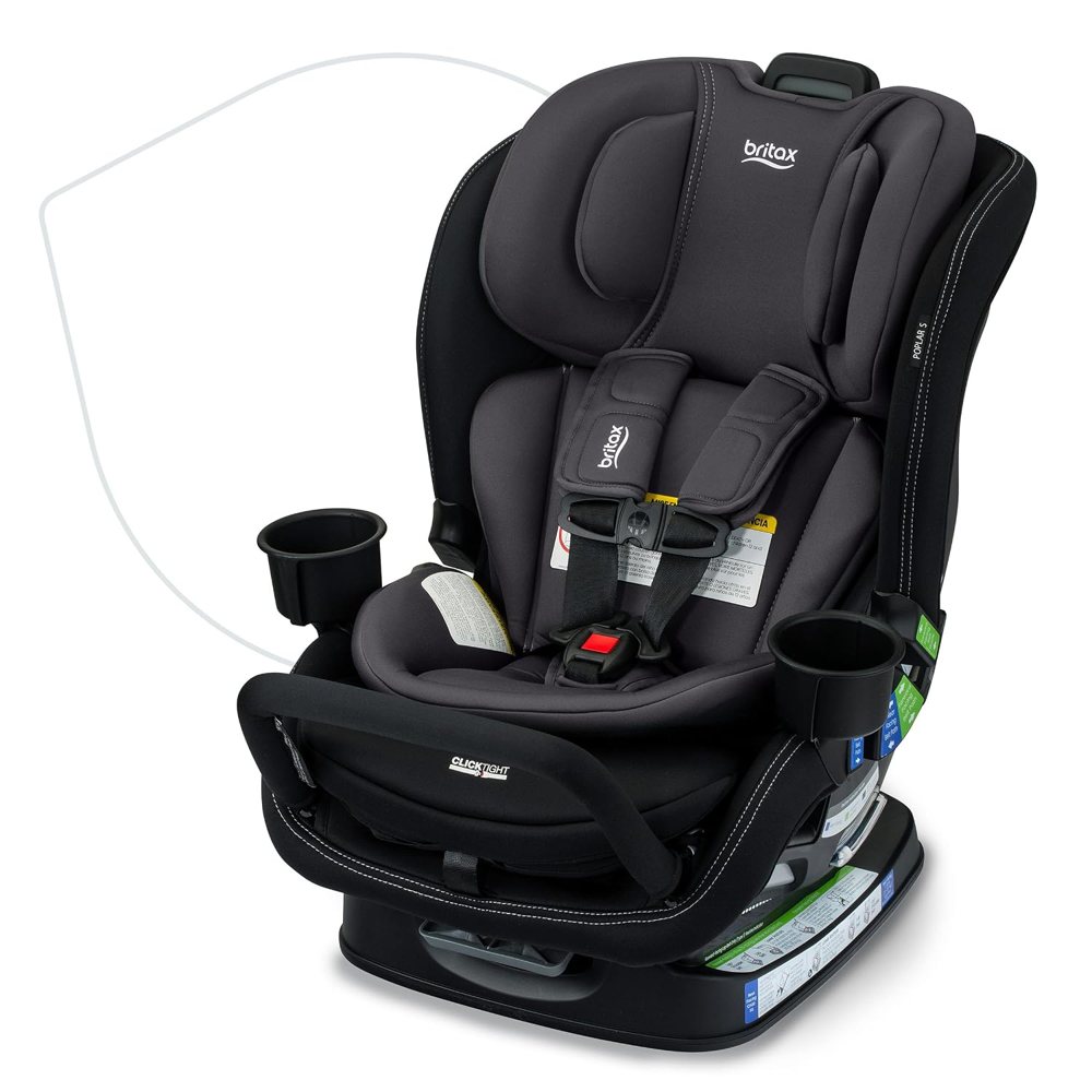 Britax Poplar S convertible car seat in Stone Onyx