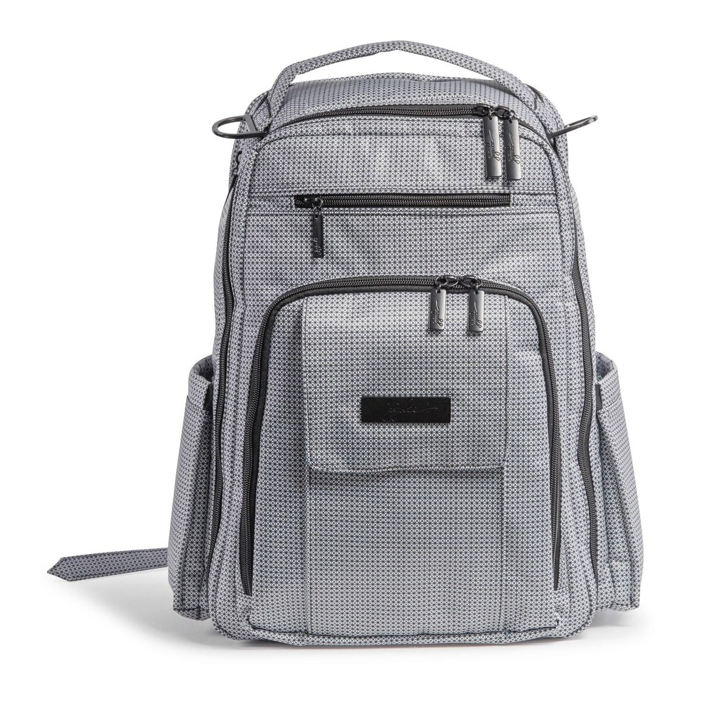 JuJuBe Be Right Back diaper bag backpack in Pebble
