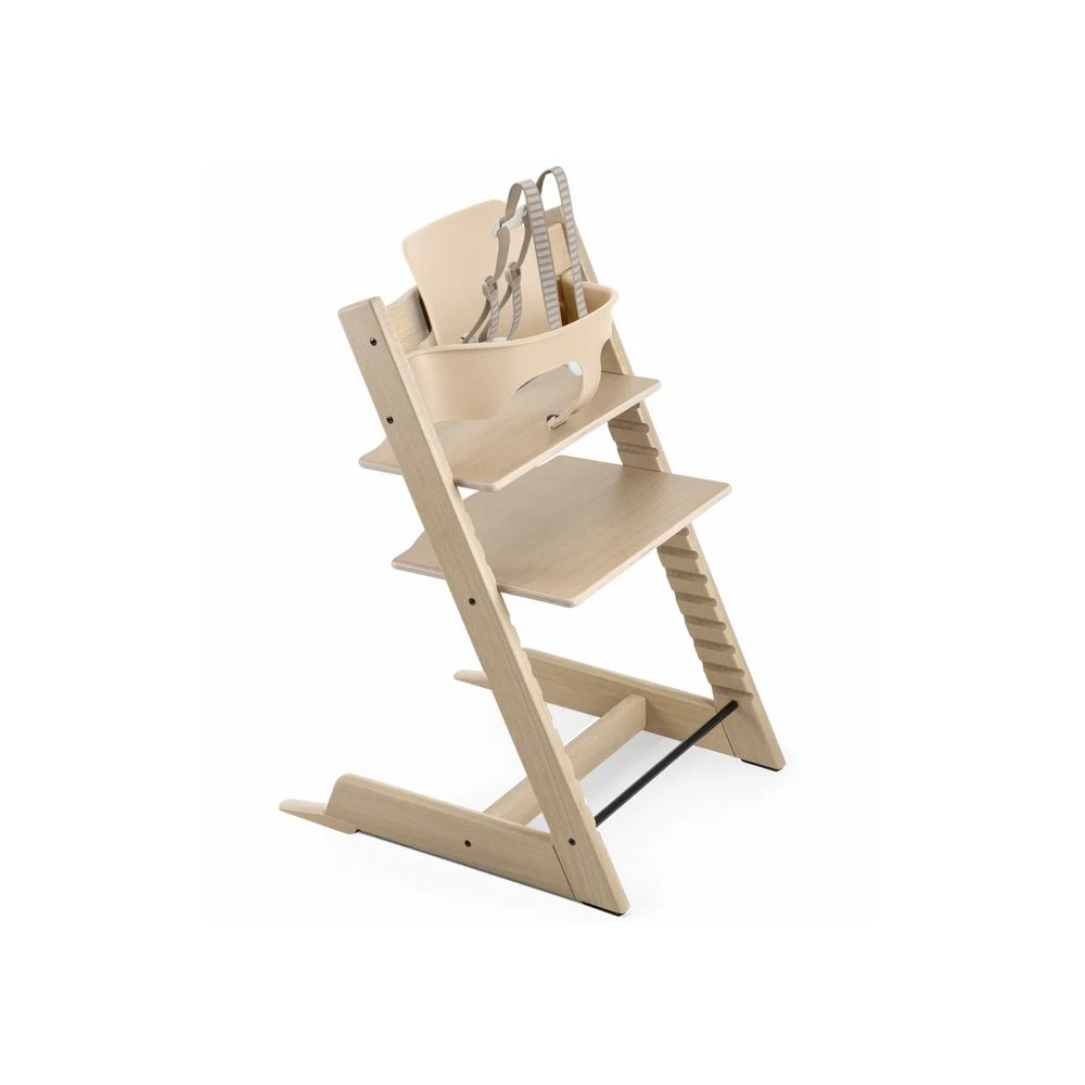 Stokke Tripp Trapp wooden high chair in oak natural