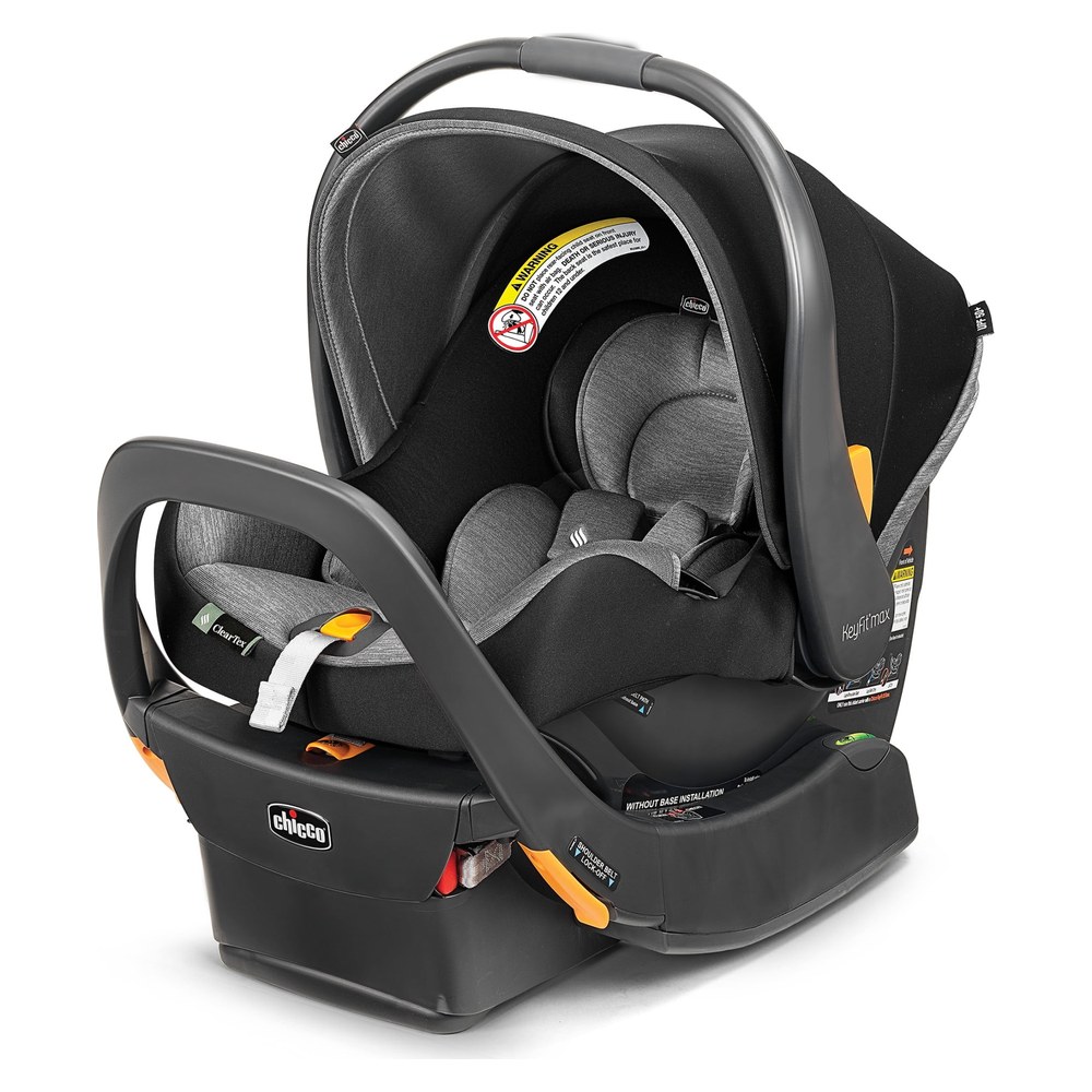 Chicco KeyFit Max ClearTex infant car seat in Legend black