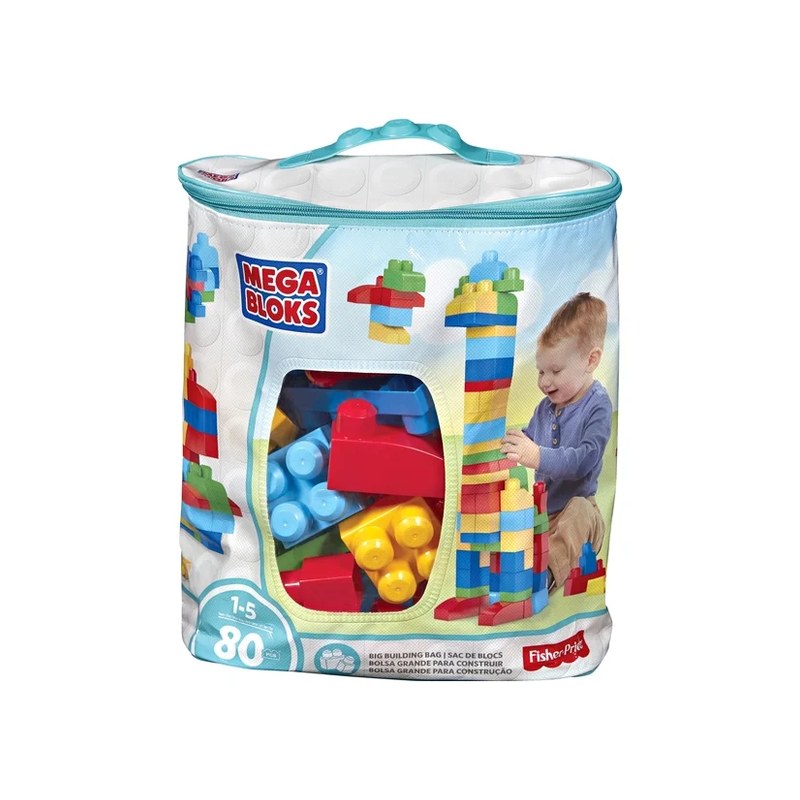 Mega Bloks First Builders Big Building Bag with 80 large blocks