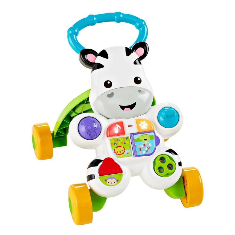 Fisher-Price Learn with Me Zebra Walker with activity panel and easy-grasp handle